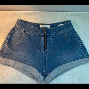 Pacsun High Rise, Embroidered Star Butt Shorts